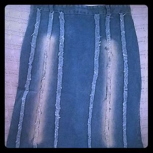 Denim skirt size Medium